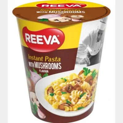 REEVA INSTANT PASTA ΜΕ ΜΑΝΙΤΑΡΙΑ 70gr