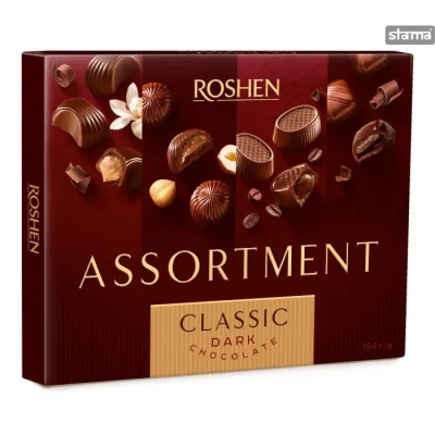 Roshen Assortment Dark Chocolate 154g