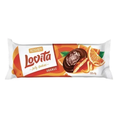 ROSHEN LOVITA JELLY COOKIES 135gr ORANGE