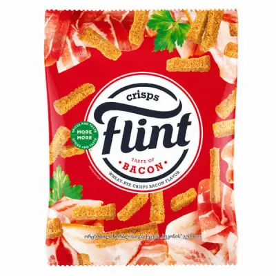 FLINT WHEAT EYE CRISPS 50gr. BACON
