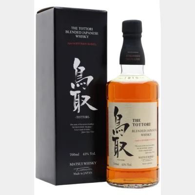 The Tottori Bourbon Barrel Blended Whisky + GB 43% 70cl