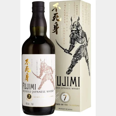 Fujimi 7 Virtues Blended Japanese Whisky + GB 70cl 40%