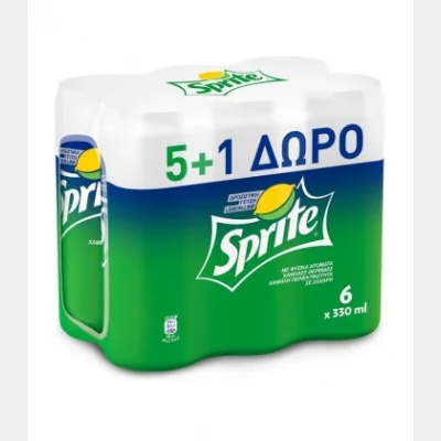 SPRITE ΚΟΥΤΙ 330ml (5+1 )
