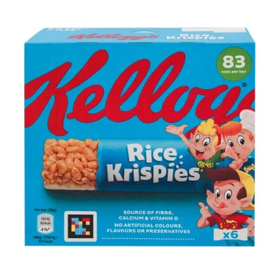 KELLOGGS bars Rice Krispies 6X20g