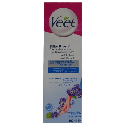 Veet depilatory cream 100 ml. Sensitive skin.