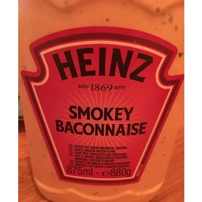 HEINZ Smokey Baconnaise Sauce 875 ml