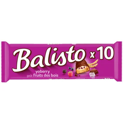 BALISTO Forest Fruit Chocolate Bars 10 x 18.5g