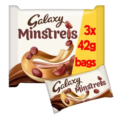 Galaxy Minstrels Milk Chocolate Buttons Bag 126g