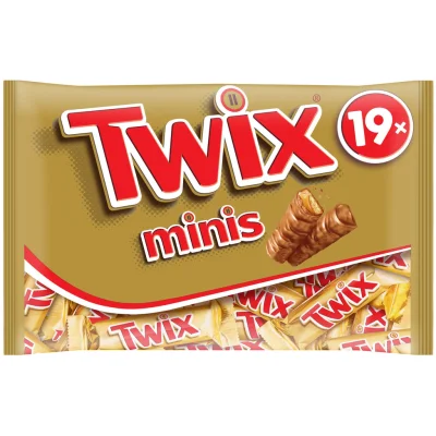 TWIX Mini chocolate biscuit bars with caramel topping 403 g