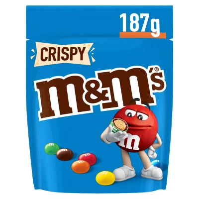 M&M'S Milk Chocolate Crispy Rice Candy 187 g