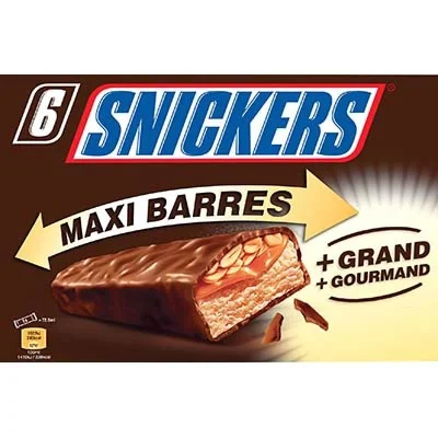 MARS Snickers Maxi Ice Cream Bars 6x72.5ml