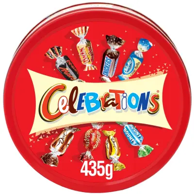 CELEBRATIONS Chocolate Confectionery Assortment in Metal Tin 435 g