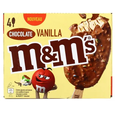 M&M'S Bat Vanille X4 244 g