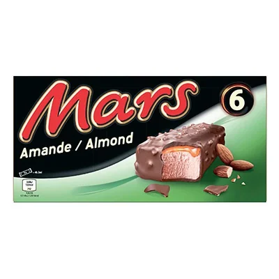 MARS Almond Ice Cream Bar X6 222 g
