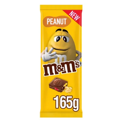 M&M'S Milk chocolate bar filled with mini peanut 165 g