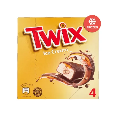 Twix Ice Cream Bars 4pcs x34,2gr