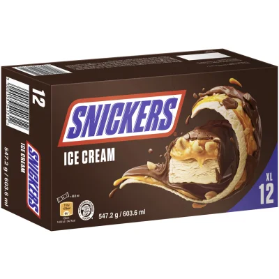 SNICKERS Peanut Caramel Ice Cream Bars 12 x 50.3 ml
