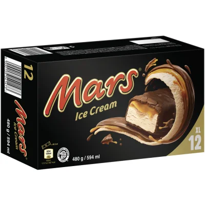 MARS Ice Cream Bars caramel cocoa 12 x 49.5 ml