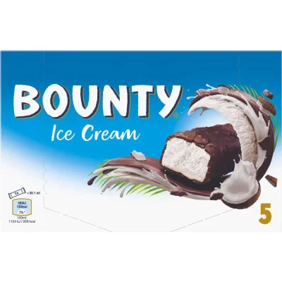 Bounty Ice Cream 5-Pack 250.5ml