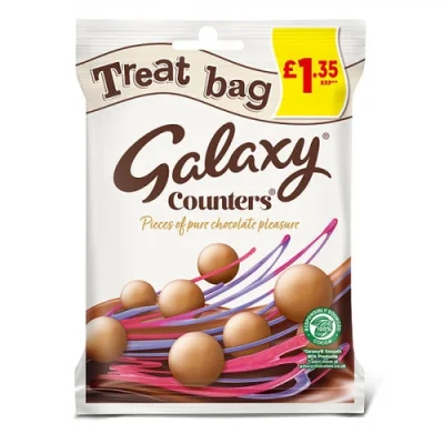Galaxy Counters Chocolate Treat Bag 78g
