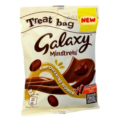 Galaxy Minstrels Milk Chocolate Treat Bag 80g