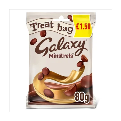 Galaxy Minstrels Milk Chocolate Treat Bag 80g