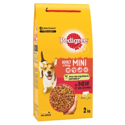 PEDIGREE Adult Mini Dog Food Beef & Vegetables 2 kg