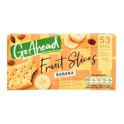 GO AHEAD fruit slices Banana 4pcs 174g