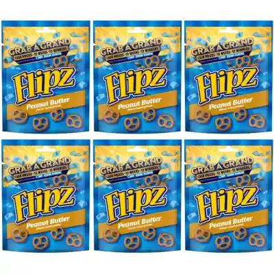 Flipz Peanut Butter Pretzels Pouch 90g
