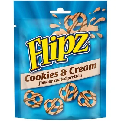Flipz Cookies & Cream Pretzels Pouch 90g