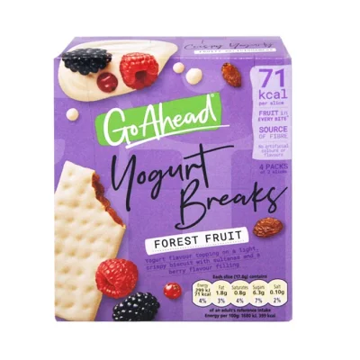 GO AHEAD yogurt breaks Forest Fruit 142g