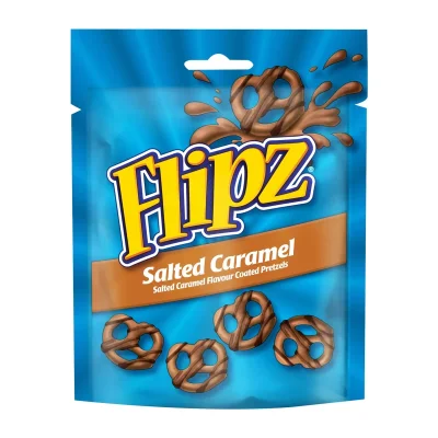 Flipz Salted Caramel Pretzels Pouch 90g