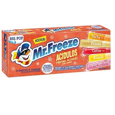 MR FREEZE Mr.Free.Big Pop Aci 20 x 45 ml