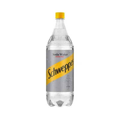 pet SCHWEPPES soda water 1.5L
