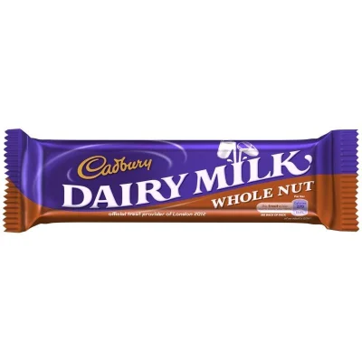 CADBURY'S Whole Nut Single Portion S