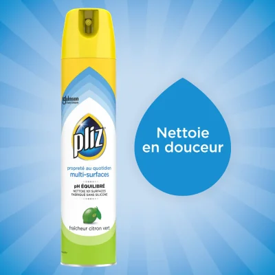 PLIZ Multi-Surface Household Cleaner Lime Fresh Scent 250 ml