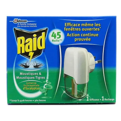 RAID Electric Diffuser Eucalyptus 45 Nights