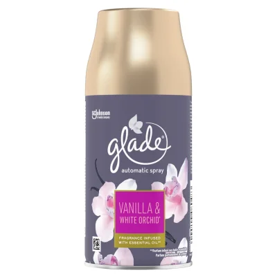 GLADE Automatic Air Freshener Recharge Vanilla & White Orchid 269 ml