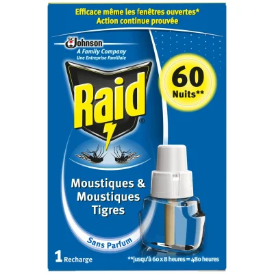 RAID Liquid Diffuser Anti-Mosquito Refill 60 nights