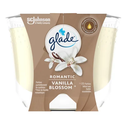 GLADE Romantic Vanilla Blossom Scented Candle 1 candle