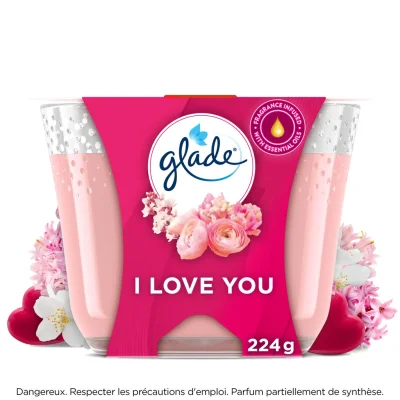 GLADE Scented Candle I Love You 1 candle