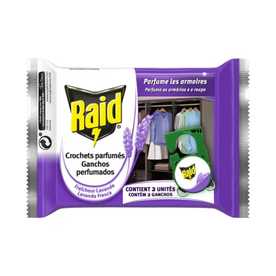 RAID Lavender Scented Insecticide Hanger 2 units