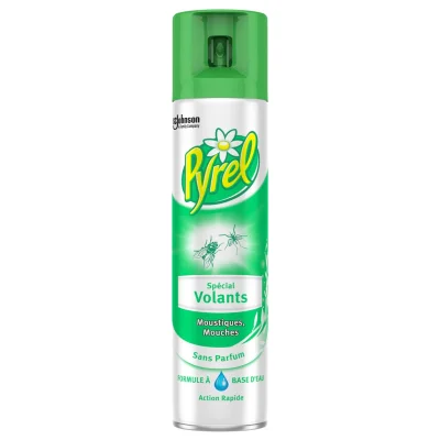 PYREL Flying Insect Killer Flies and Mosquitoes Fragrance Free 400 ml