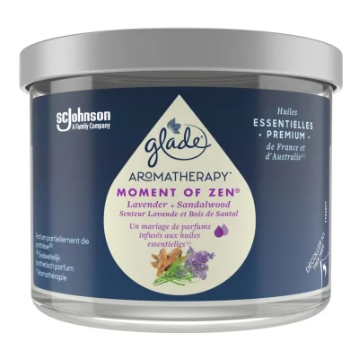 GLADE Scented Candle Aromatherapy Lavender & Sandalwood 1 piece