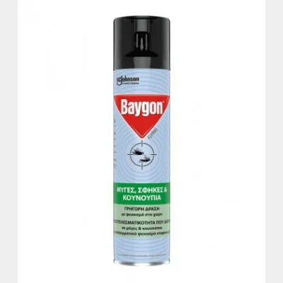 BAYGON AEROSOL ΕΝΤΟΜΟΚΤΟΝΟ 300ml