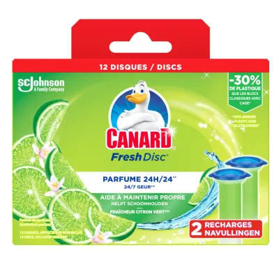 CANARD Fresh Disc Toilet Block Lime 2x36 ml