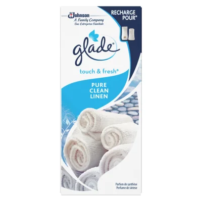 GLADE Touch & Fresh Clean Linen Air Freshener Refill la recharge