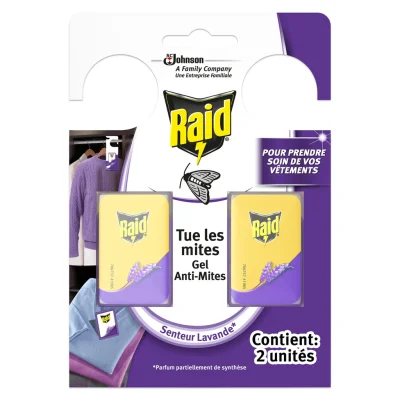 RAID Moth Repellent Gel Lavender 2 sticks of 3g