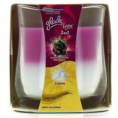 GLADE Candle 2N1 Red Fruit & Cream