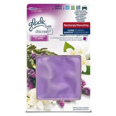 GLADE Recharge Lavande Et Jasmin Discreet